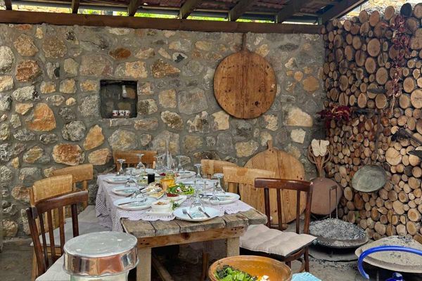 Lunch at Pirustia (Ramne Village, Ohrid)