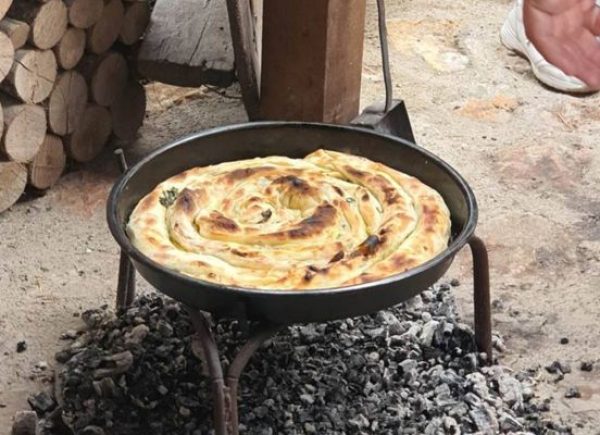 Lunch at Pirustia (Ramne Village, Ohrid, N.Macedonia)