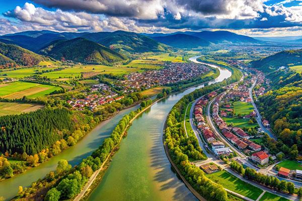 Bistrita valley, Romania