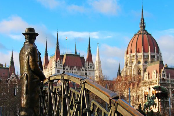 Imre Nagy Statue (Budapest, Hungary)