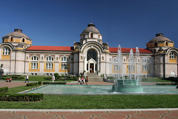An opulent bathhouse complex that was erected in the city in the early 20th century.