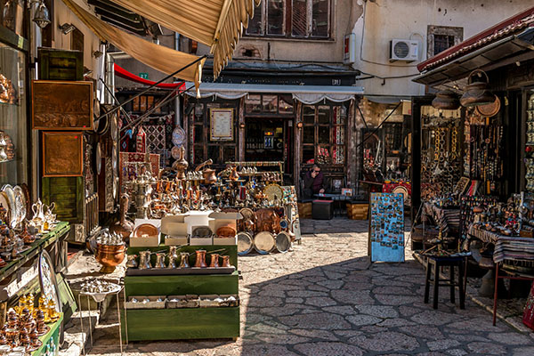 Sarajevo's old bazaar