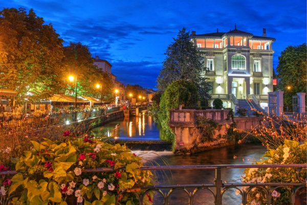 L'Isle-sur-la-Sorgue: Known as the "Venice of Provence," it is one of Europe’s most important antique centers, with hundreds of brocante shops and galleries