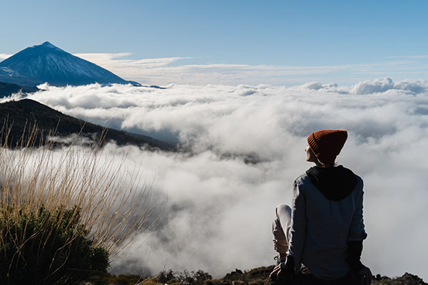 Breathtaking view of volcano Teide