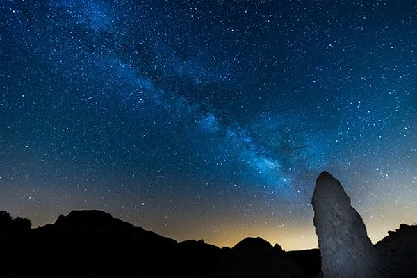 The night sky and Milky Way - Tenerife, the best stargazing place