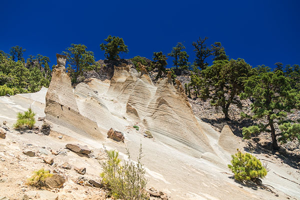 The light-colored hoodoos of Paisaje Lunar, a prime spot for geological tourism