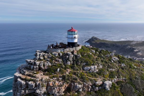 Famous Cape Point At Cape Town: Table Mountain National Park.
