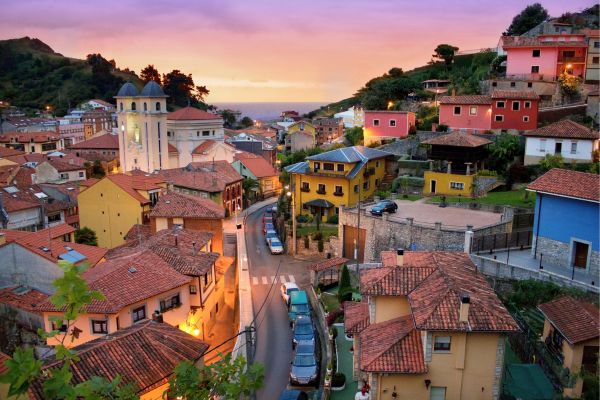 Ribadesella, Asturias: a vibrant coastal town.