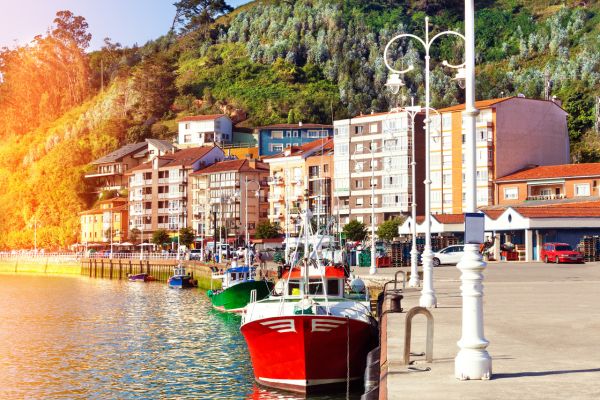Ribadesella: a fishing village of Asturias.