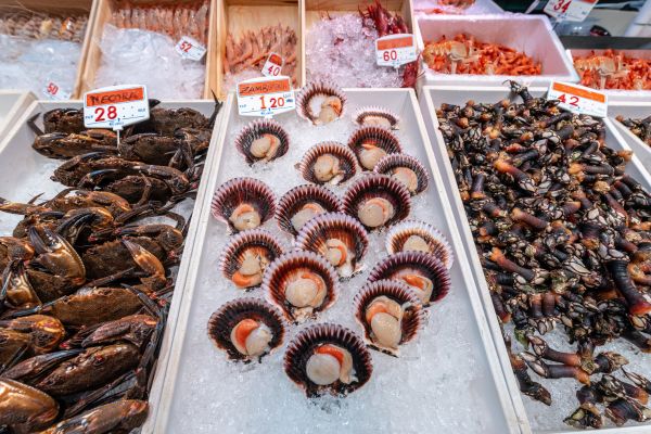 Santander, Cantabria,: De La Esperanza market.
